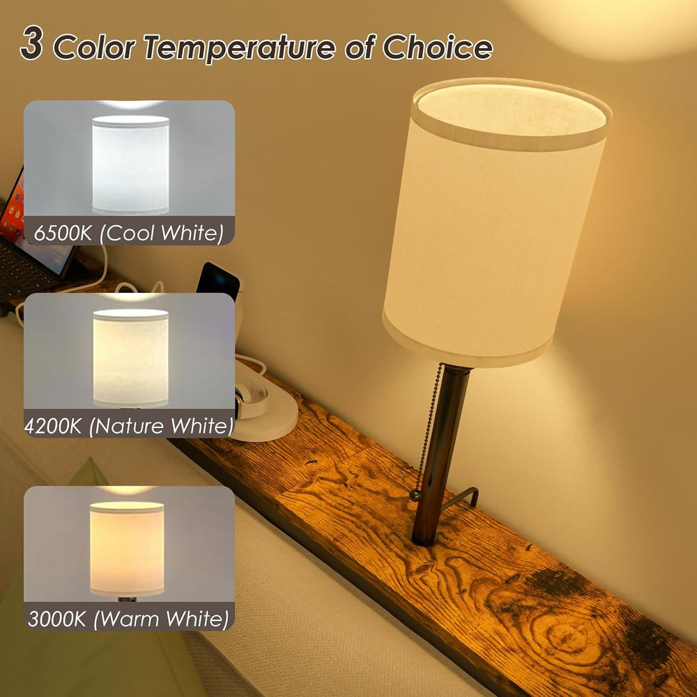 X-cosrack 78.8" Long Narrow Sofa Table with Outlet & LED Bulb, L Sha...