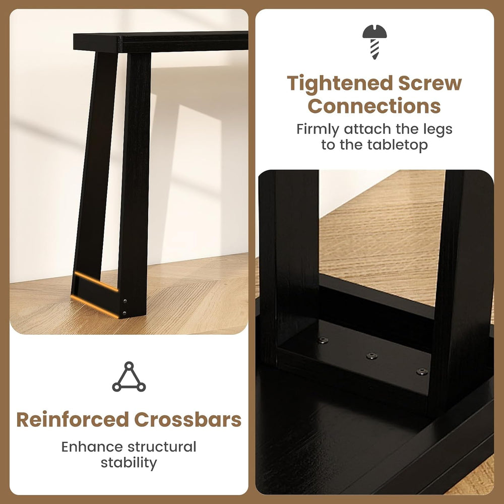 GIANTEX 43” Narrow Long Console Table, Modern Entryway Table | Behind Couch S...