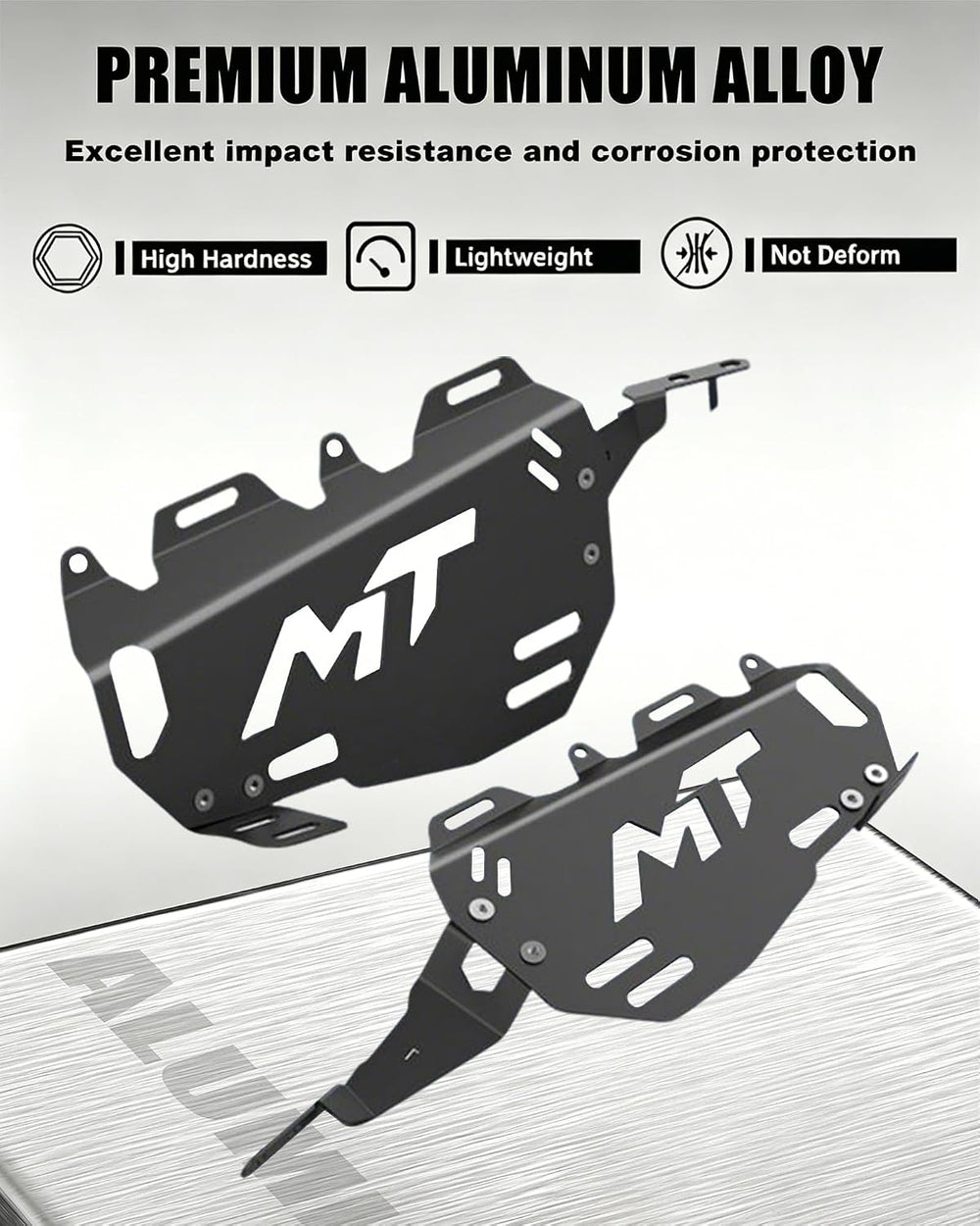 Black Motorcycle Side Cargo Rack Compatible with CFMOTO Ibex 450 2025 2026,Cu...