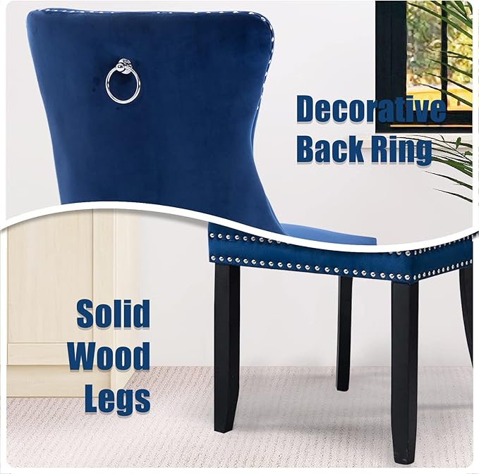 SoarFlash Kitchen Table and Chairs for 2, 24" Dining Table Set for 2 wit...
