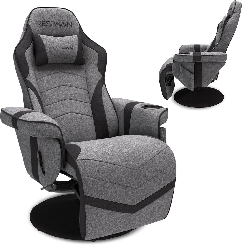RESPAWN 900 Gaming Recliner Chair with Footrest, Cup Holder and Swivel | Ergo...