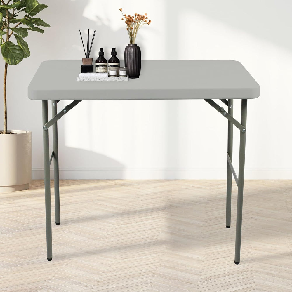Folding Table 2.7ft Rectangular All-Occasion Plastic Folding Event Table for ...