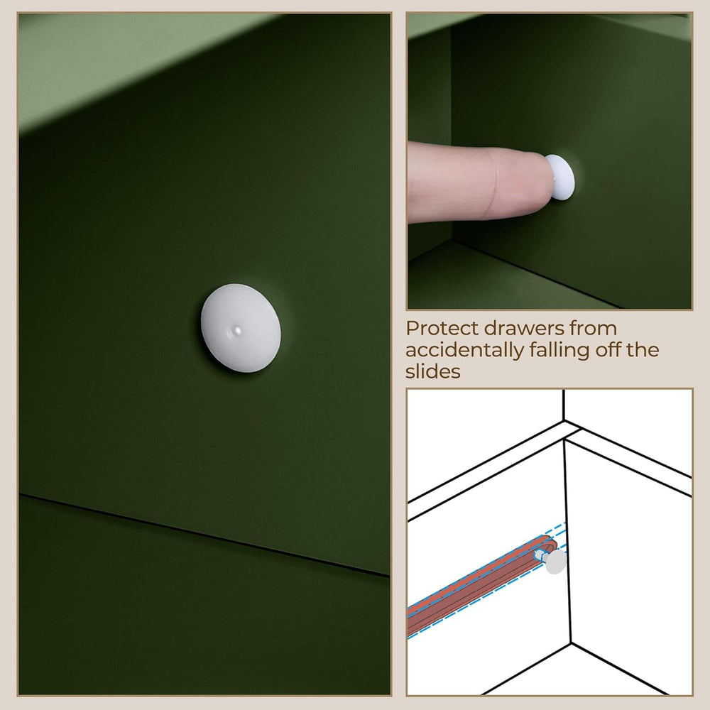 Yaheetech Bathroom Storage Cabinet, Narrow Side Storage Organizer with 4 Draw...