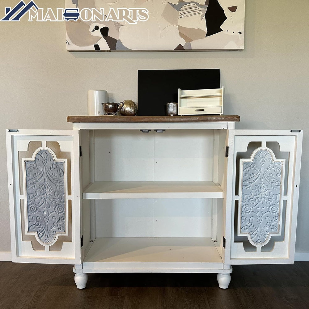Accent Cabinet with Doors, Entryway Storage Buffet Cabinets