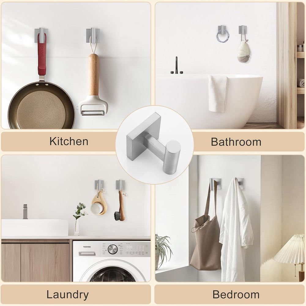 5 Pieces Bathroom Hardware Set, Brushed Nickel Towel Bar Set Includes 23.6” T...