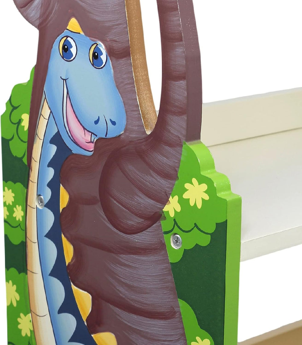 Fantasy Fields Dinosaur Kingdom Bookshelf with Storage Drawer, Multi