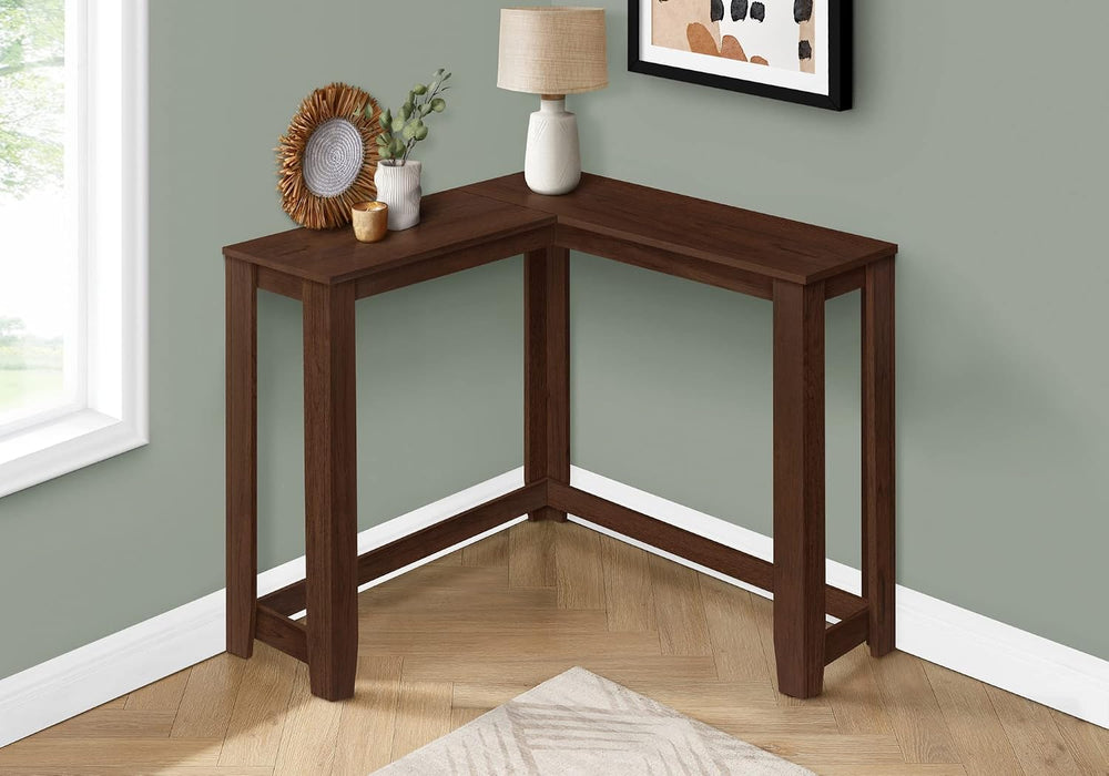 Accent Table, Console, Entryway, Narrow, Corner, Living Room, Bedroom, Brown ...
