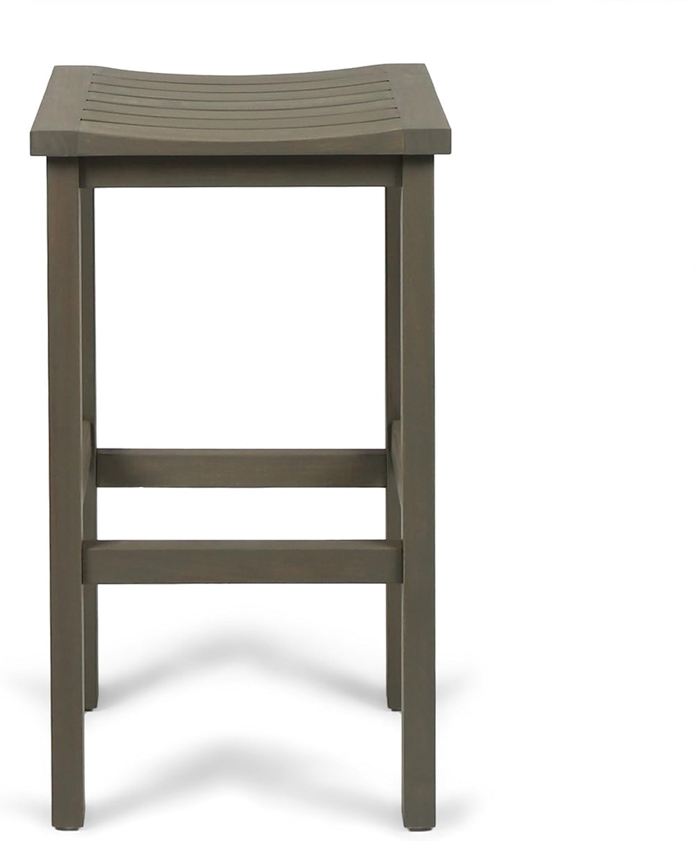 Christopher Knight Home Caribbean Outdoor 30" Acacia Wood Barstools, 4-P...