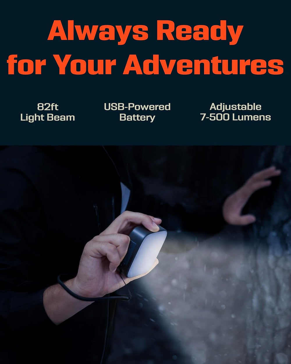 P4X Camping Lantern - Hanging Lantern w/ Bright & Warm Adjustable Lightin...