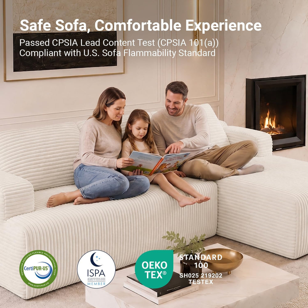 Avenco Modular Sectional Sofa, Couches for Living Room with Individually Wrap...