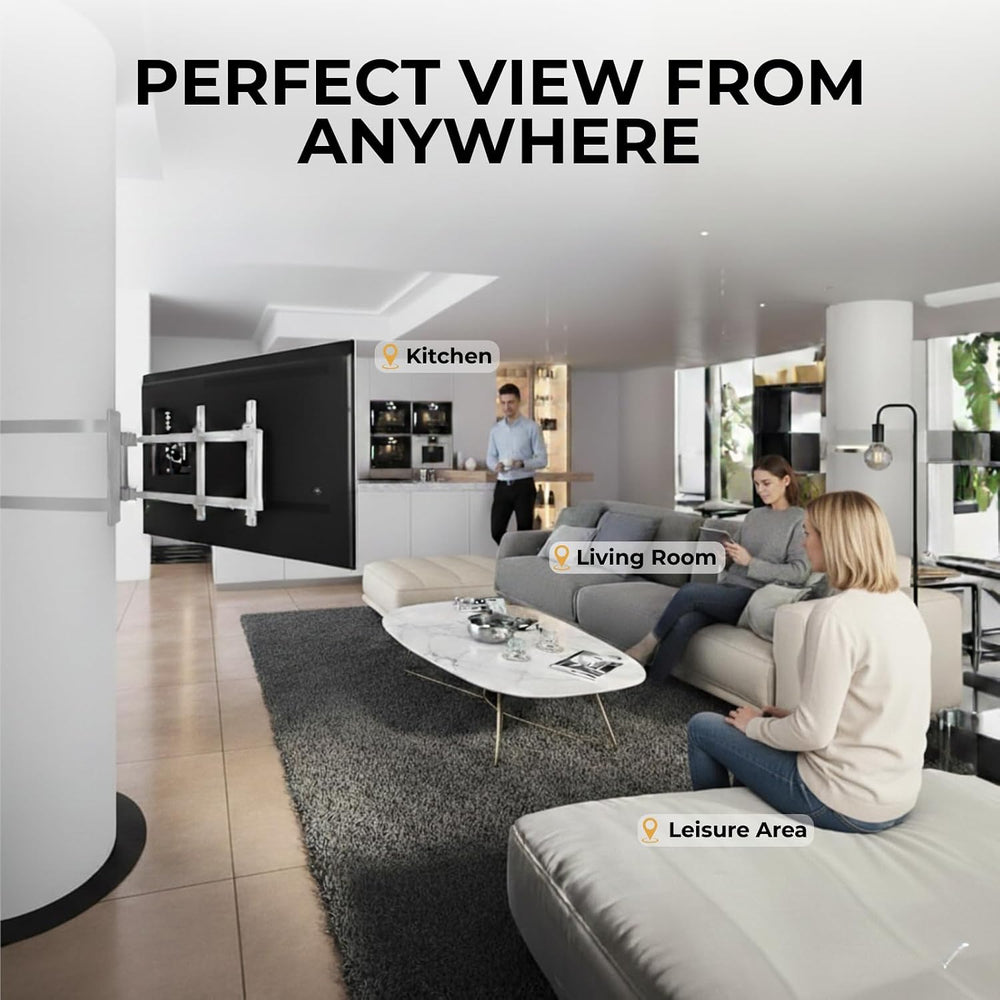 CondoMounts 32"–75" TVs | Indoor Swing-Out Arm TV Mount Fits Pillar...