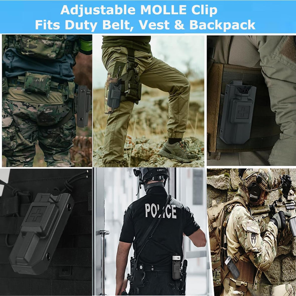 Tactical Tourniquet Holder for CAT GEN 7 or Older,MOLLE Holster with QLS Adap...