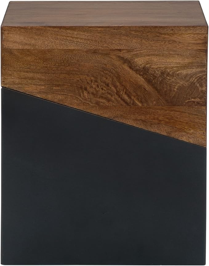 Signature Design by Ashley Trailbend Eclectic Accent End Table, Brown & G...
