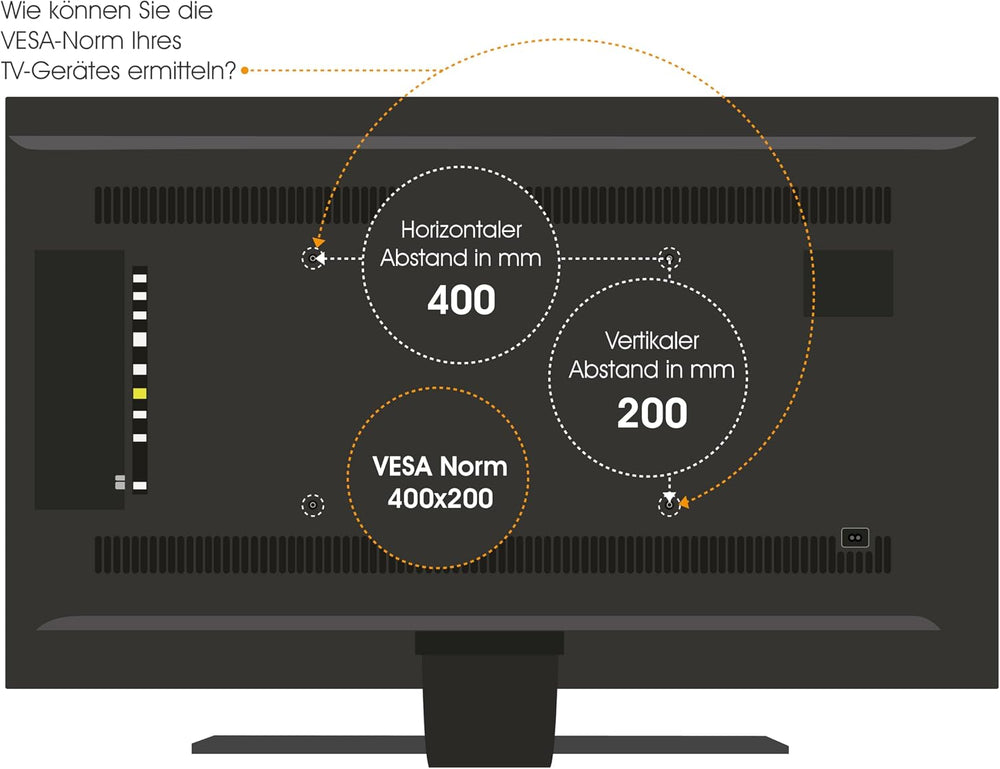 My wall HE7-1L TV Wall Mount Integrated Spirit Level 37" - 80" Rigid