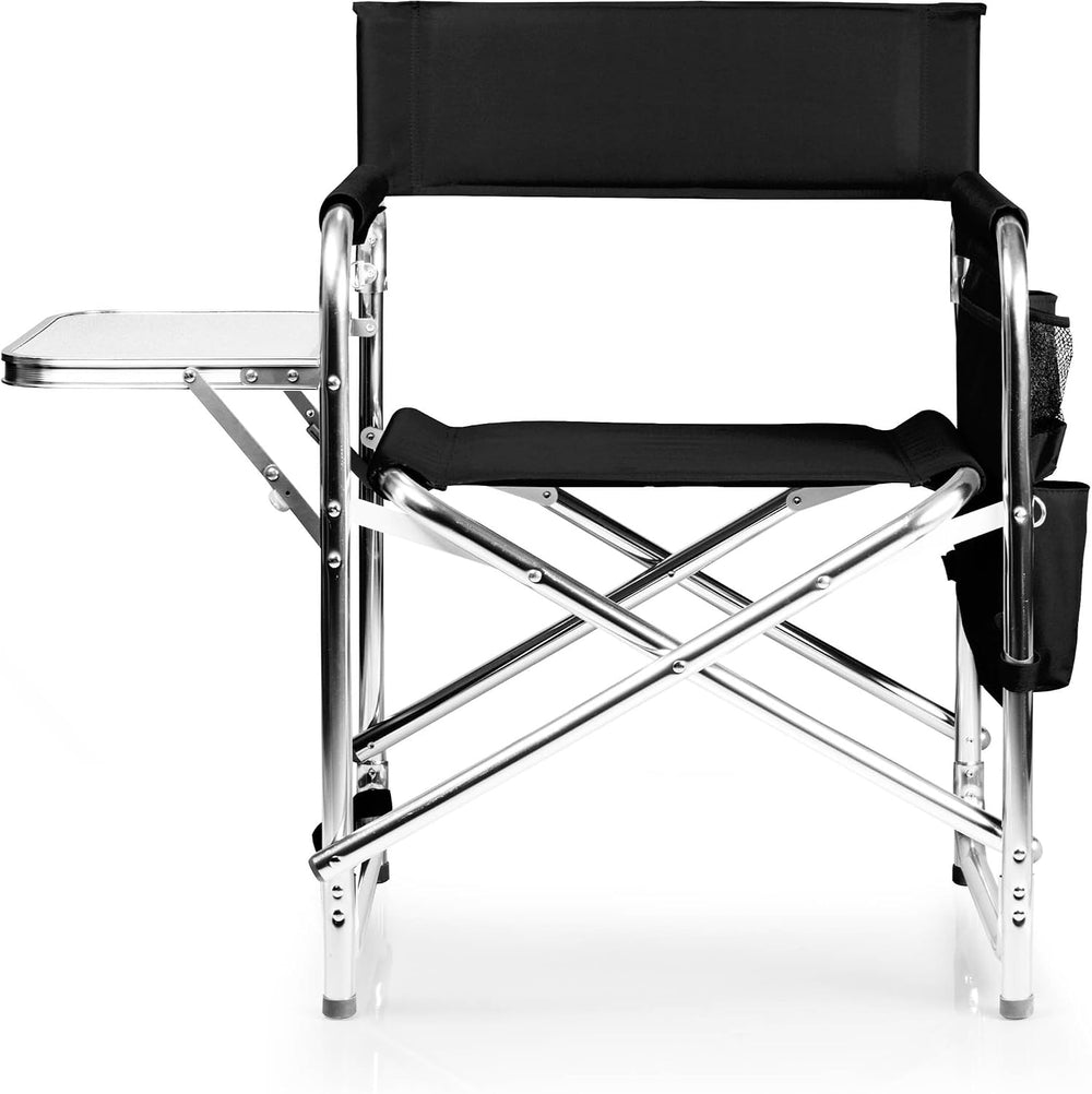 PICNIC TIME Sports Chair with Side Table and Armrest Caddy, Lightweight Alumi...