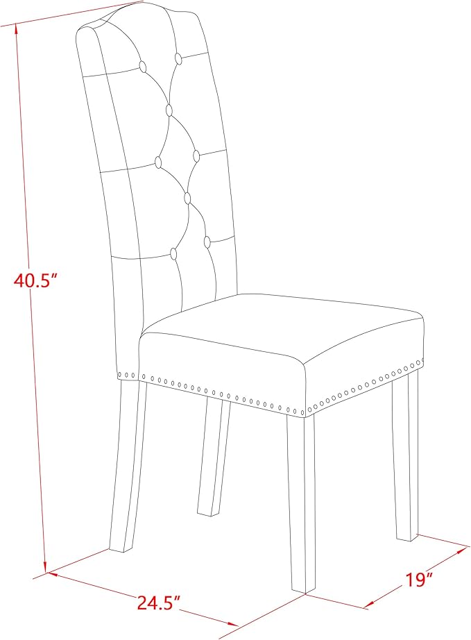 East West Furniture V697EL121-5 5 Piece Dinette Set Includes a Rectangle Dini...