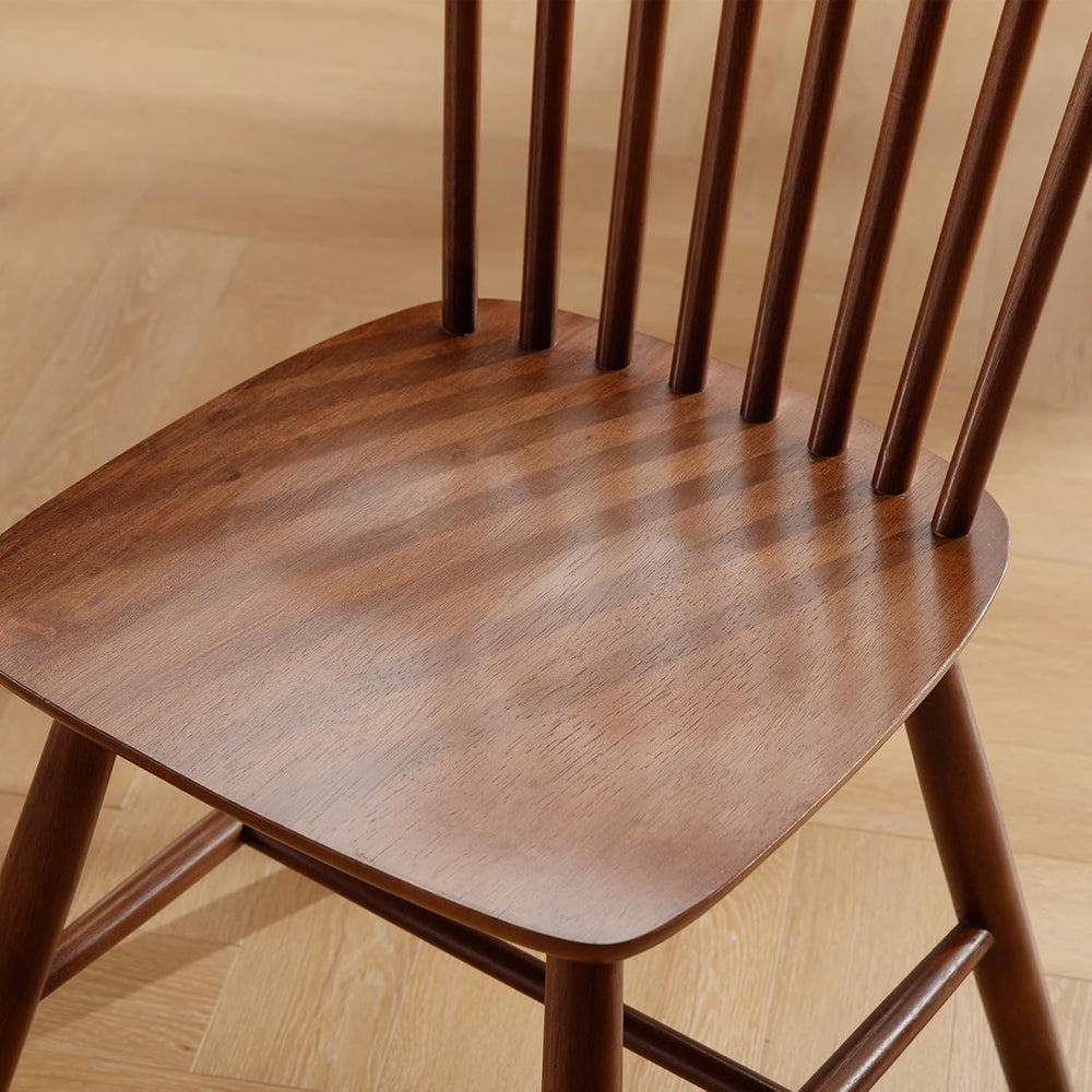 Farmhouse Style Windsor Chairs Set of 4, Vintage Kitchen & Dining Room Ch...