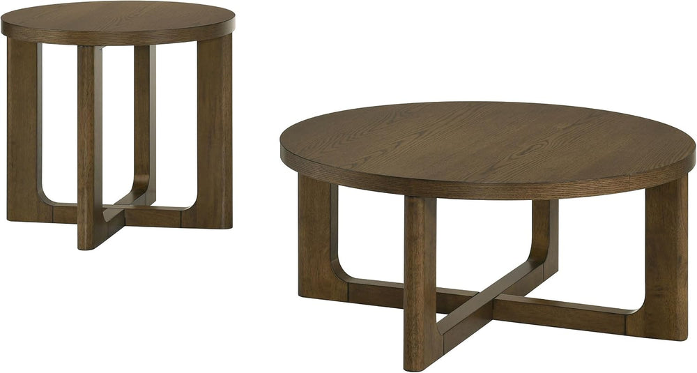 Coaster Home Furnishings - Kessler - Wood - 2-Piece Coffee Table Set with Cir...