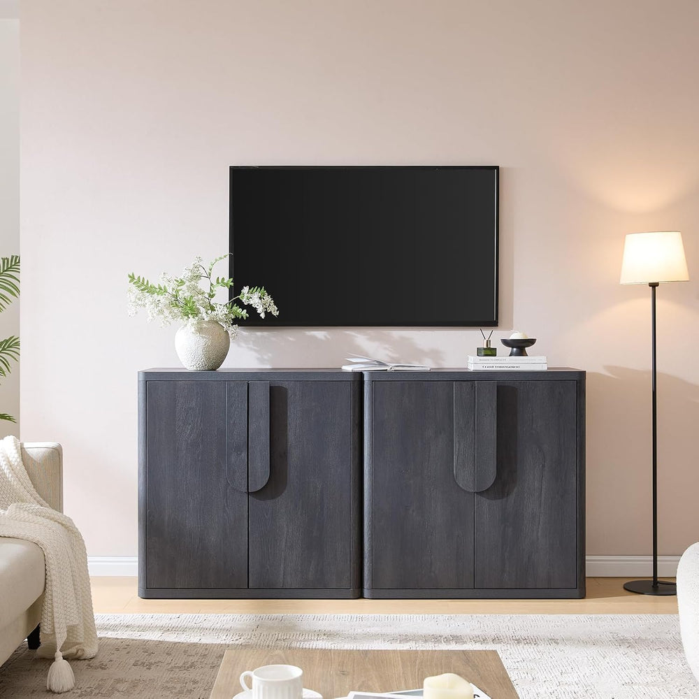 62.28'' Sideboard Buffet Cabinet W/Storage, Modern Accent Cabinets W/...
