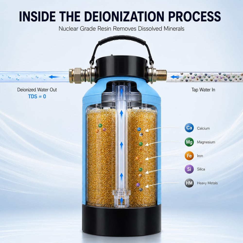 H&G lifestyles Water Deionizer for Car Washing, Spotless Water System Spo...