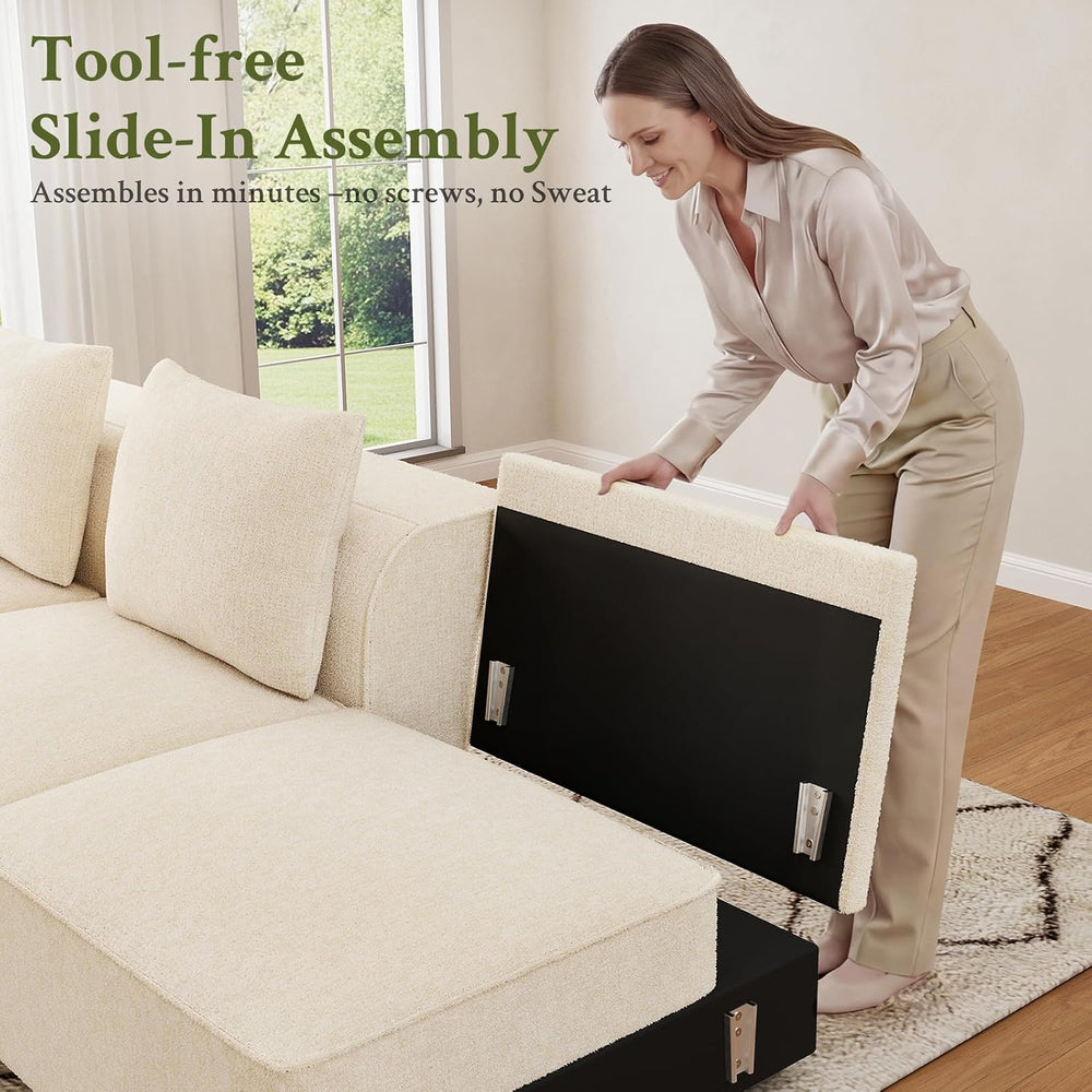 Welzona 75" Loveseat, Chenille Love Seat Sofa, Small Couch for Small Spa...