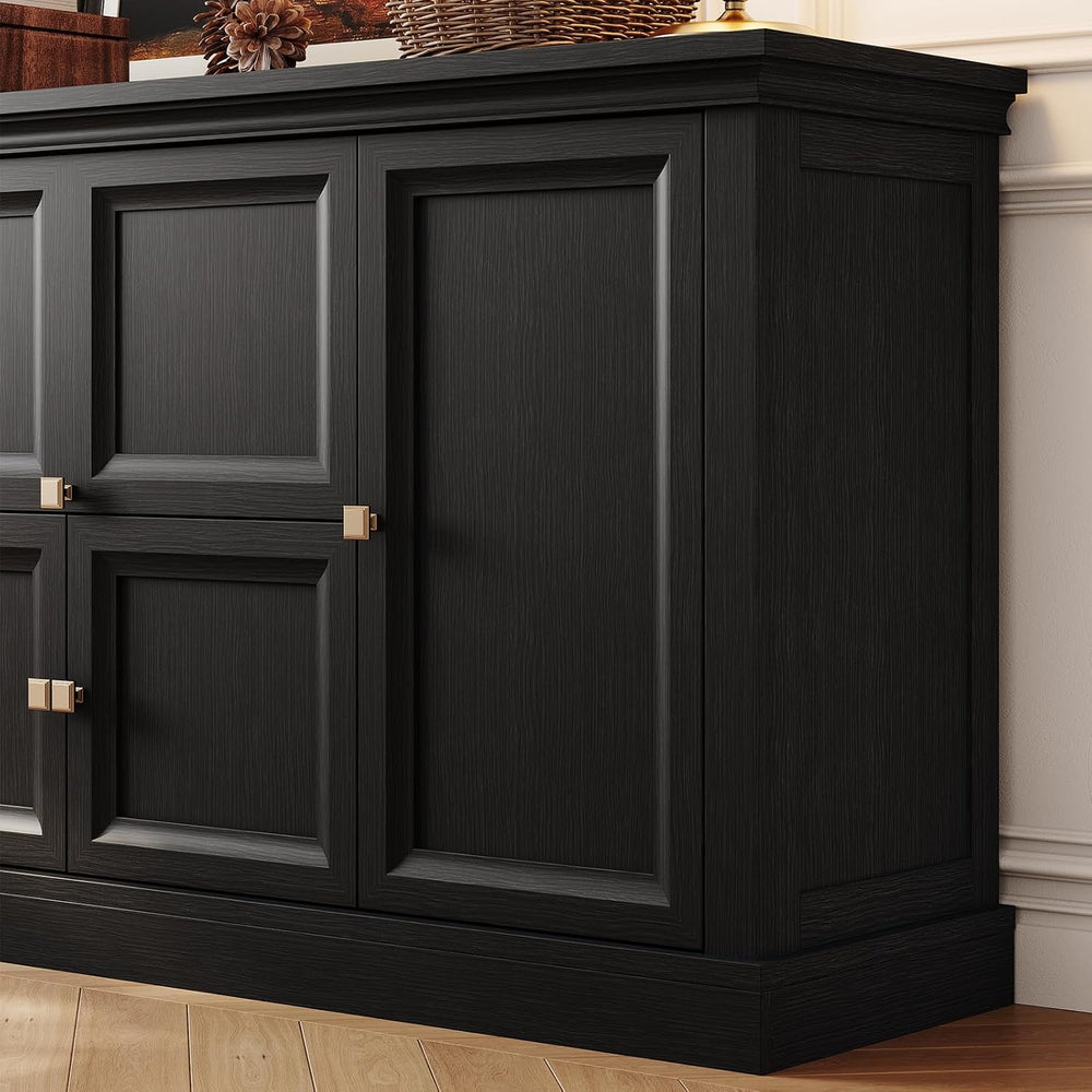 ONBRILL 63" Large Buffet Cabinet with Storage, Farmhouse Sideboard Cabin...