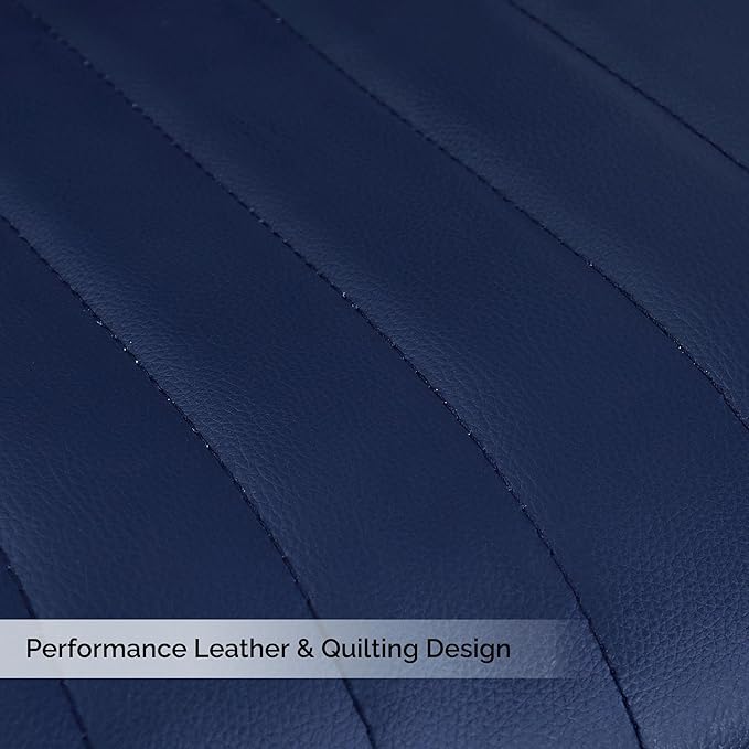Dining Chairs, Modern Dining Chairs with Thick Cushions, PU Leather Upholster...