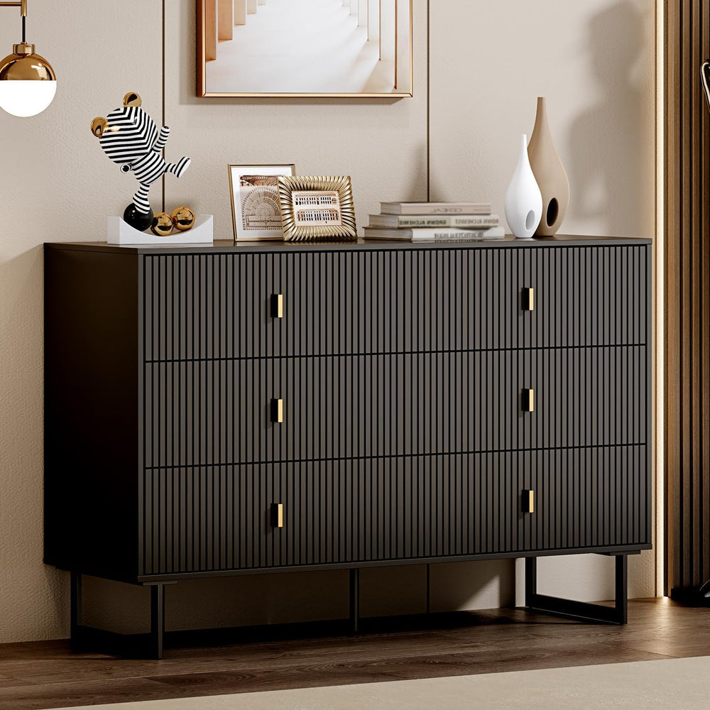 Chrangmay Modern Chest of Drawers with 6 Drawers,Deep Drawers,Clothes Organiz...