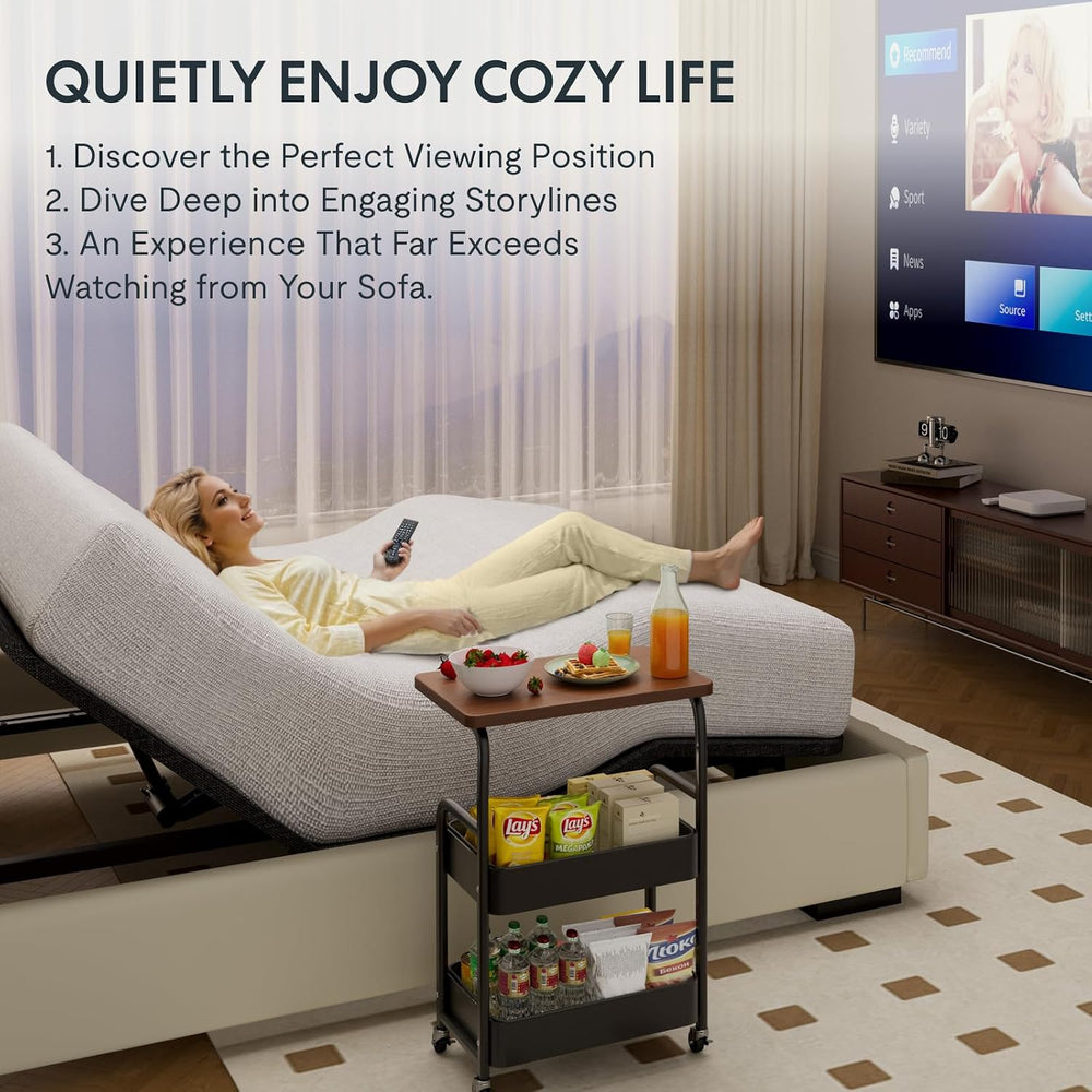 FLEXISPOT Adjustable Bed Bases, Massage, Zero Gravity & Memory Postions