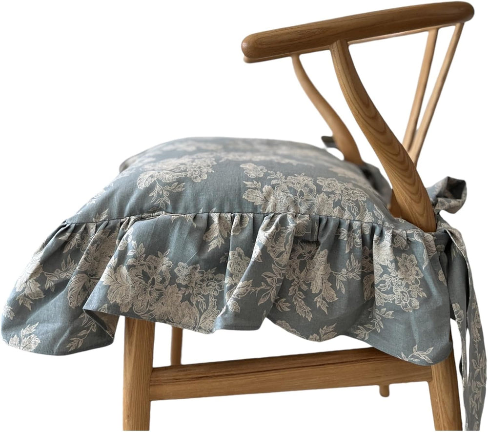 Korean Made Chair Pad Slipcover, 1 Cover, 17.5"x17.5" Chair Cushion...