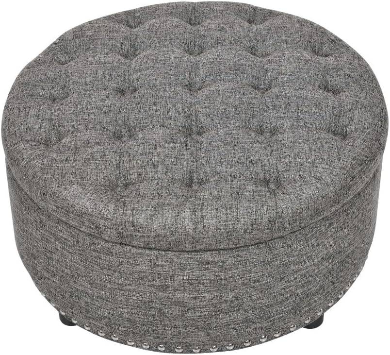 Tufted Storage Ottoman