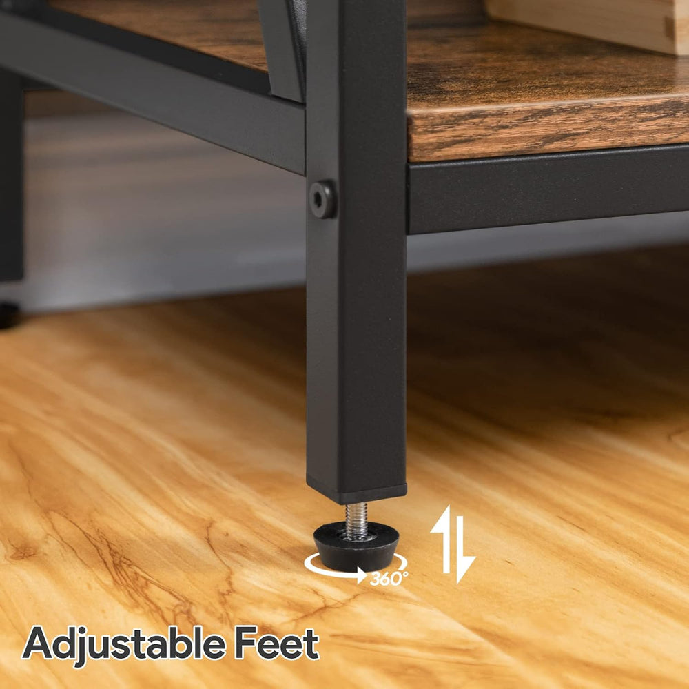 MAHANCRIS 31.5" Sofa Table, Industrial Console Table, 3-Tier Entryway Ta...