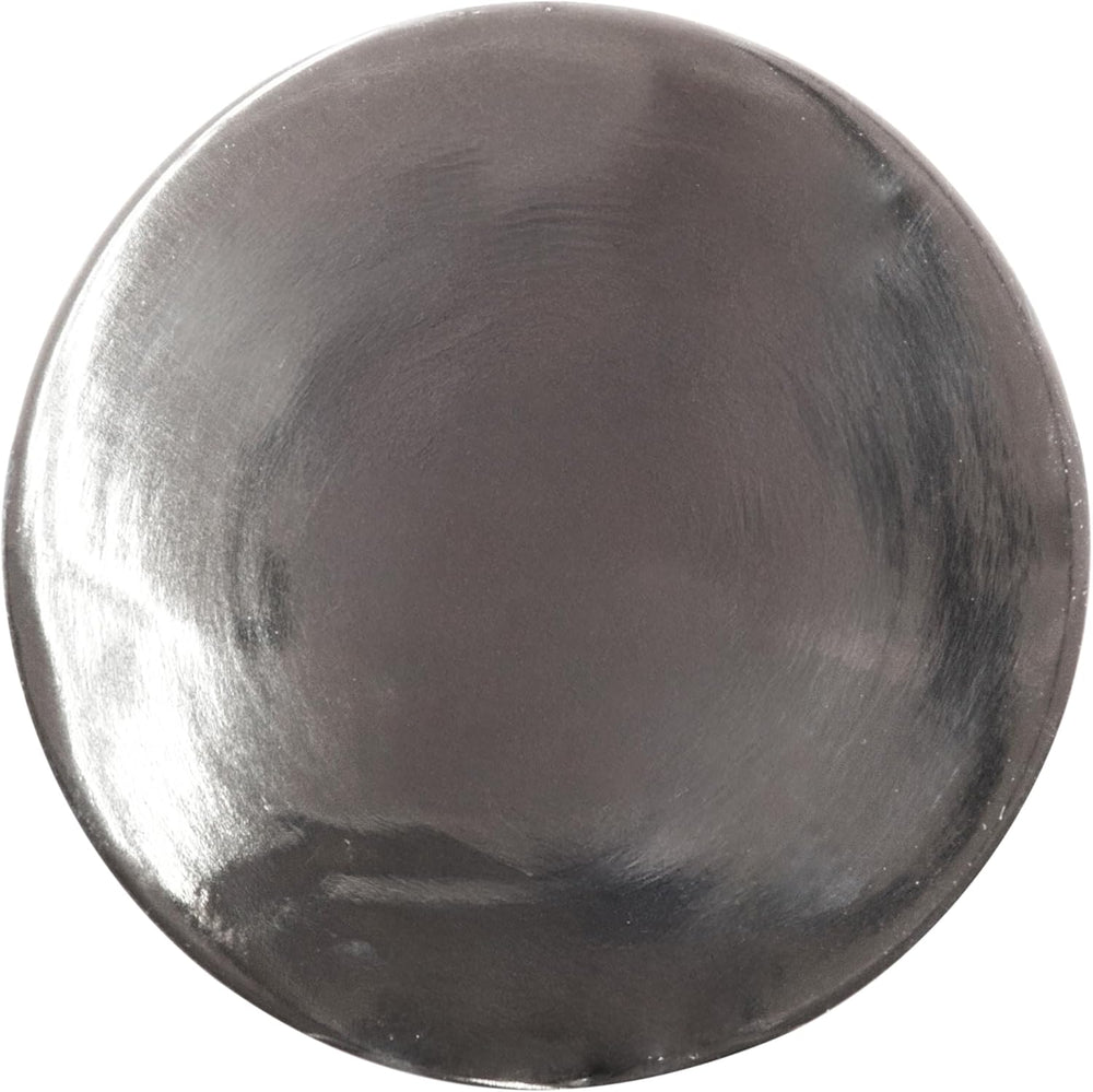 Kate and Laurel Hersi Decorative Modern Pedestal Drink Table, 7 x 7 x 20, Sil...