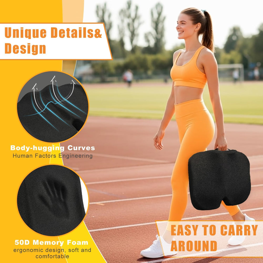 Stadium Seat Cushion - Extra Thick 50D High Density Bleacher Cushion