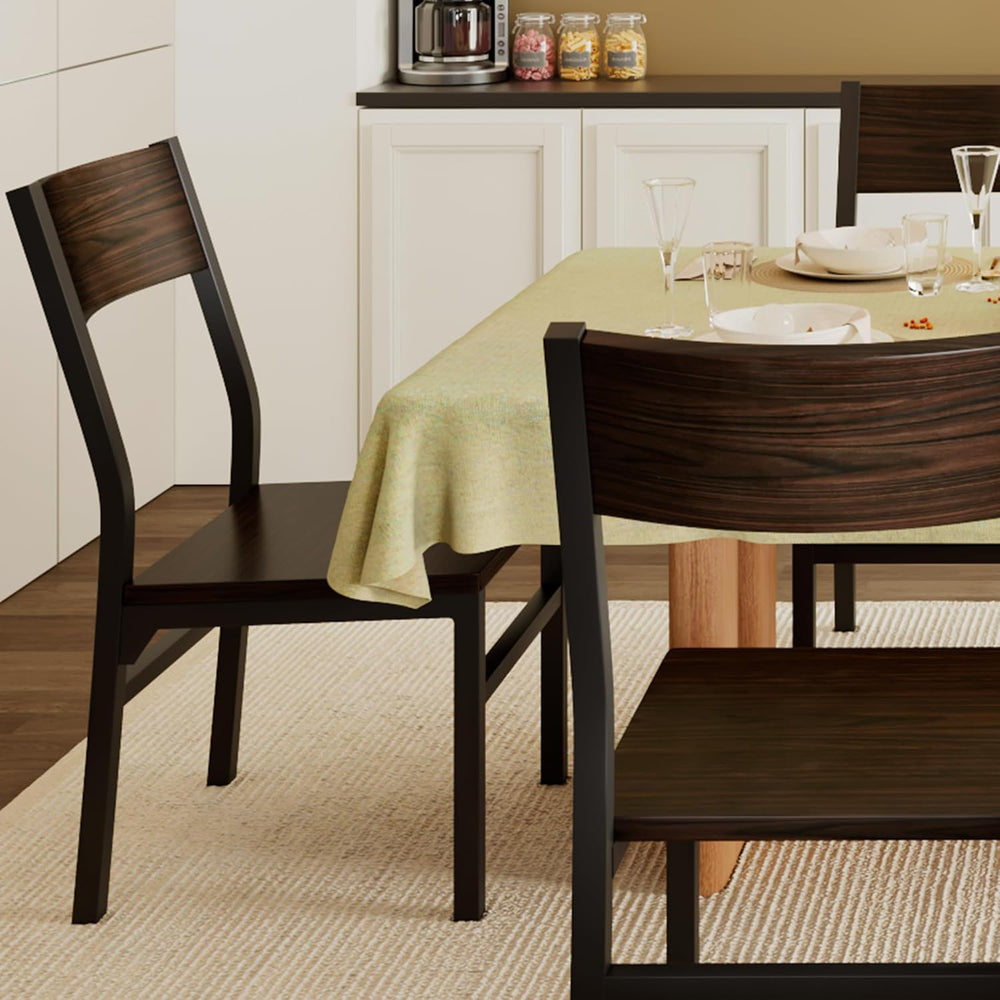 Feonase Dining Chairs Set of 6, Modern Kitchen Chairs with Ergonomic Backrest...