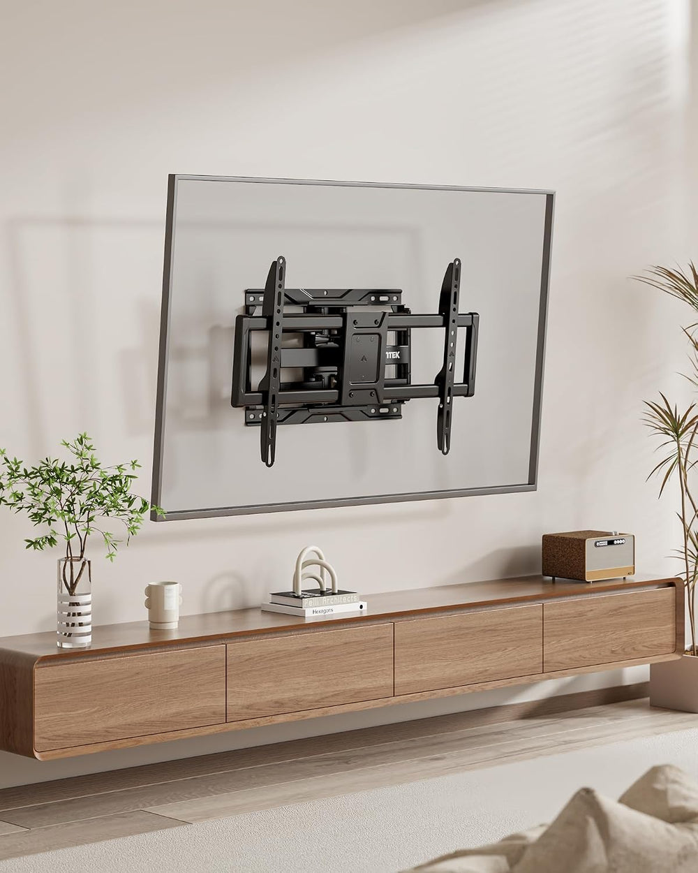 monTEK Heavy Duty Full Motion TV Wall Mount for 37-90 Inch TVs up to 165 lb |...