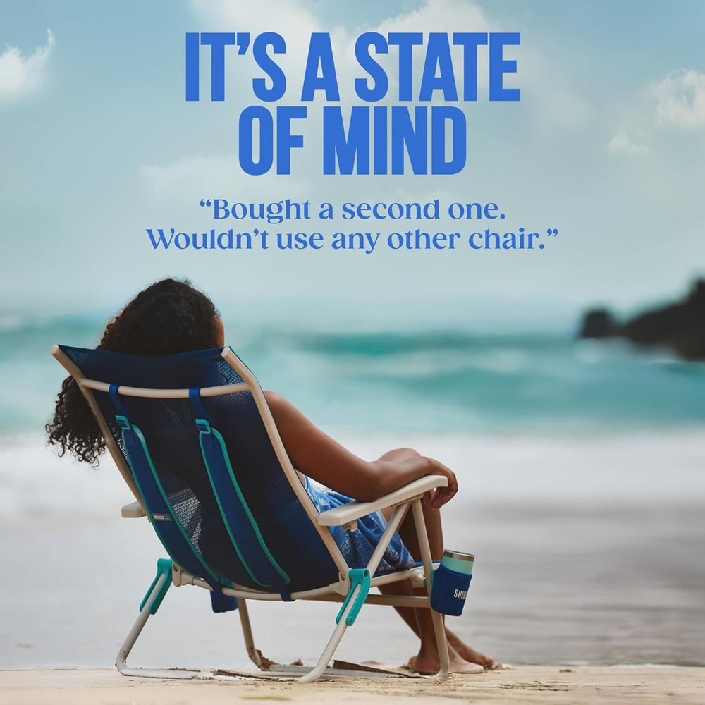 Shibumi Shade | Portable Beach Chair for Adults | Anti-Rust Marine Grade Fram...