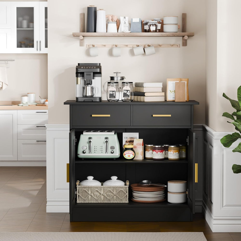 Buffet Cabinet with Storage - Buffets & Sideboards Kitchen Storage Cabine...