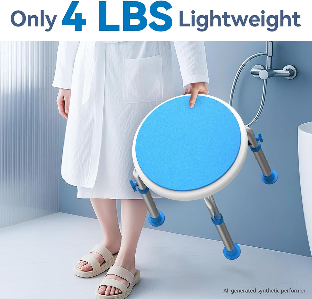Loyoda Swivel Showerย Chairย forย Insideย Tub with Reinforced Crossing Bar