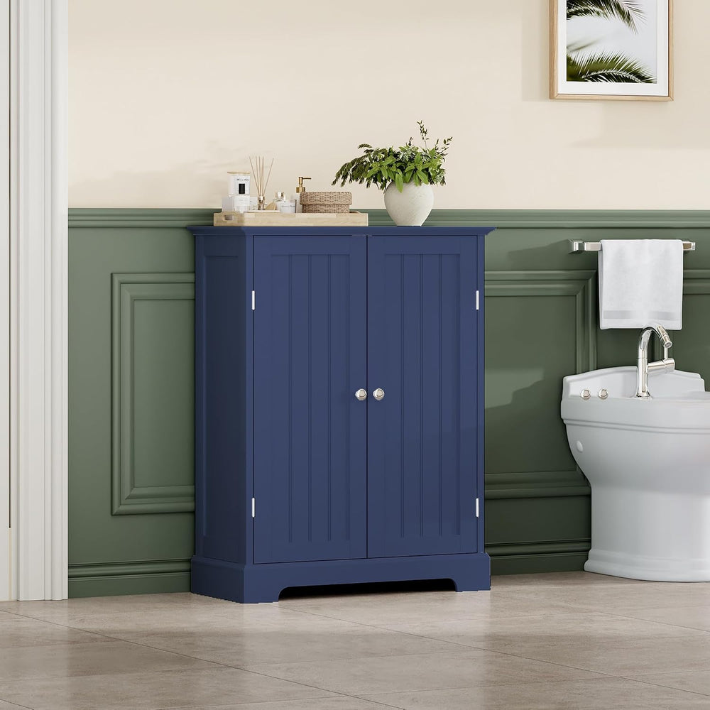 ChooChoo Bathroom Floor Cabinet with 2 Doors and Adjustable Shelves