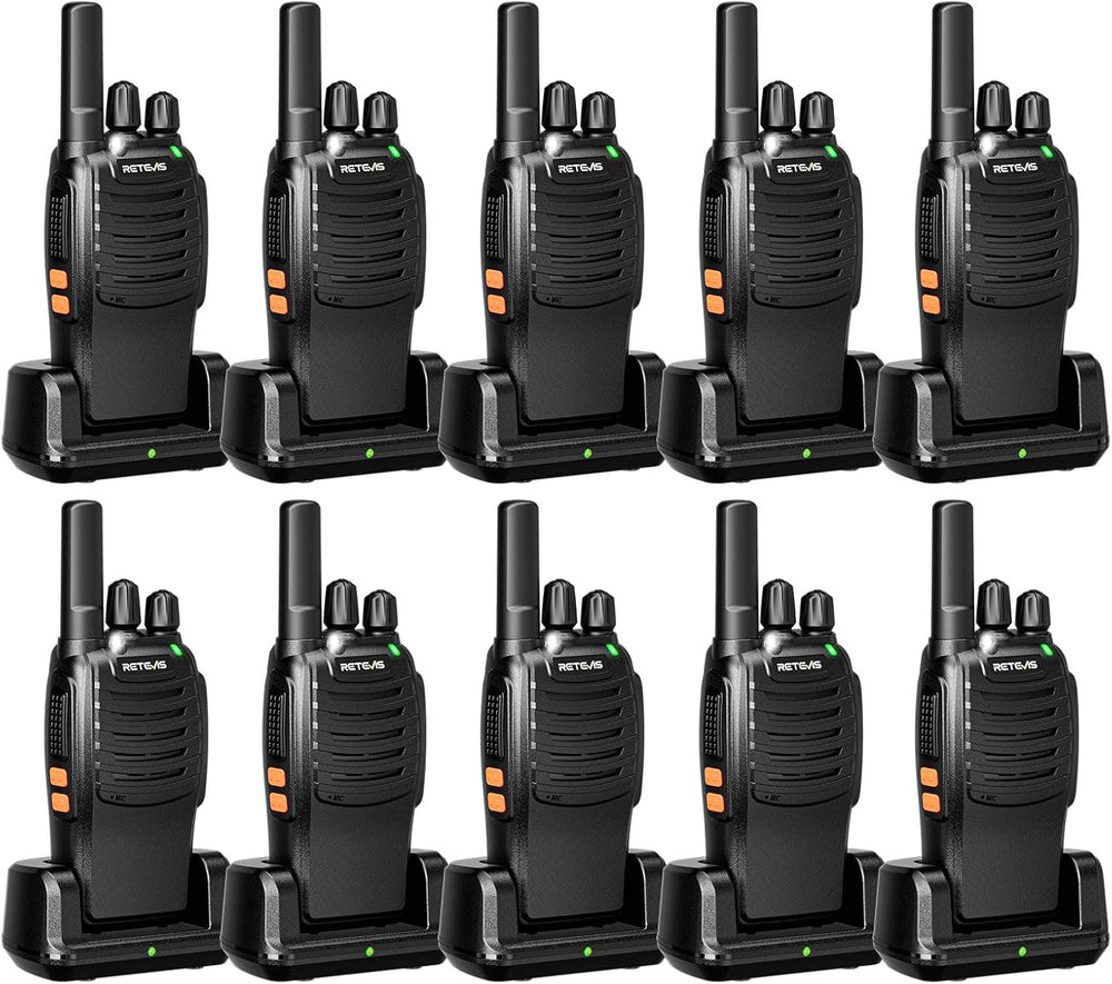 Retevis H777 Walkie Talkies for Adults with Clear Audio, Flashlight USB C