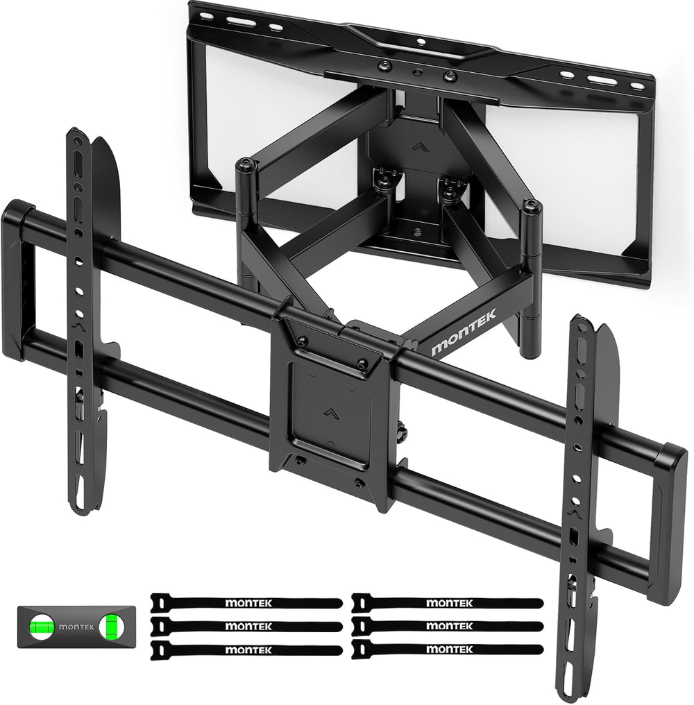 monTEK Heavy Duty Full Motion TV Wall Mount for 37-90 Inch TVs up to 165 lb |...