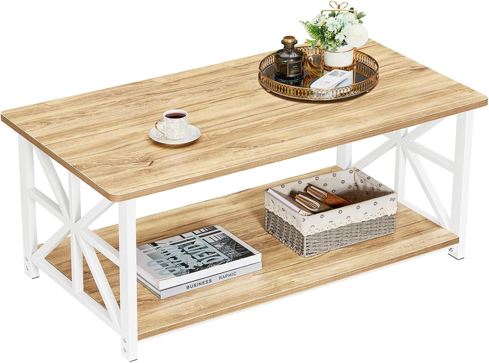 GreenForest 39 inch Coffee Table with Round Corner