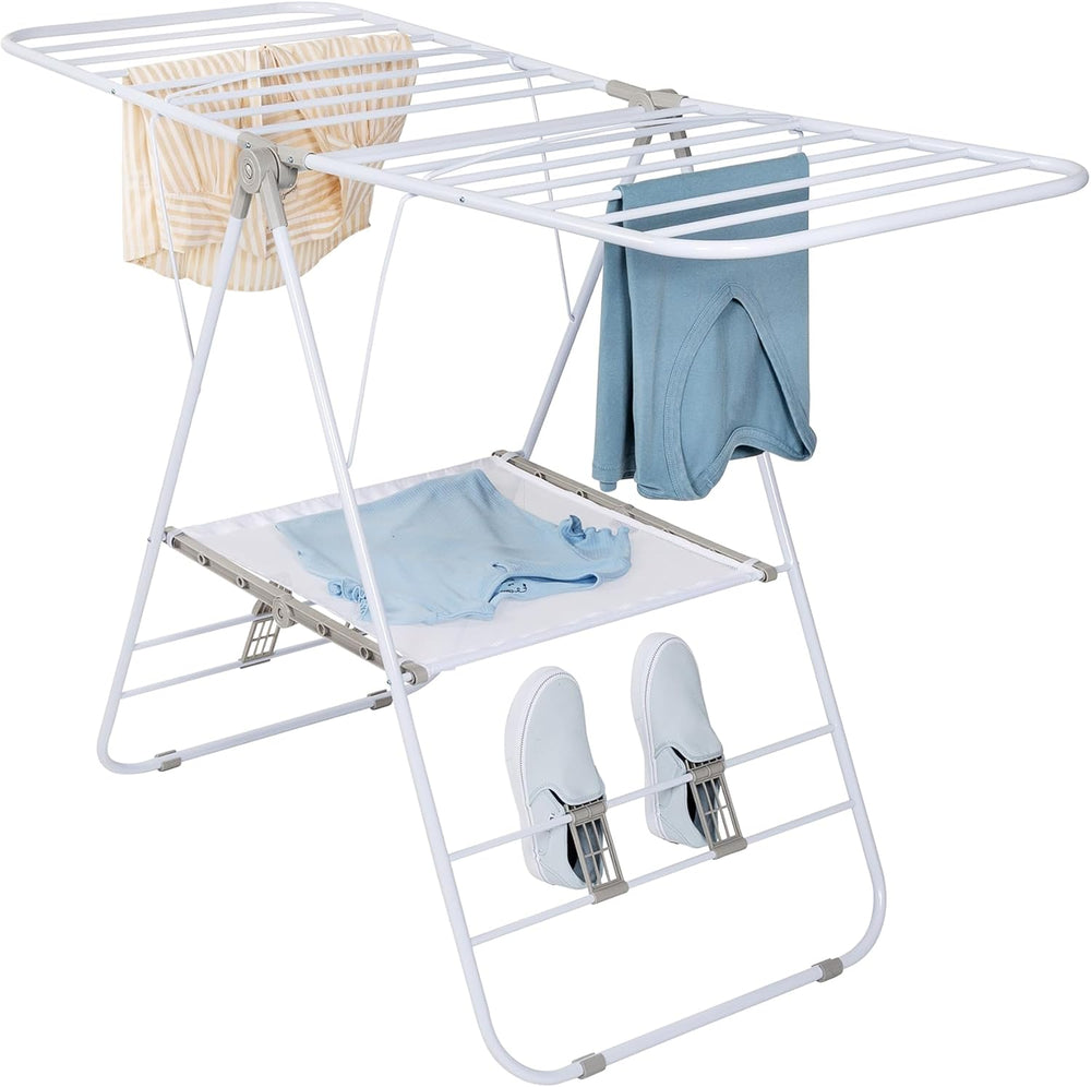 Honey-Can-Do Heavy-Duty Foldable Laundry Drying Rack – Portable Shoes & C...