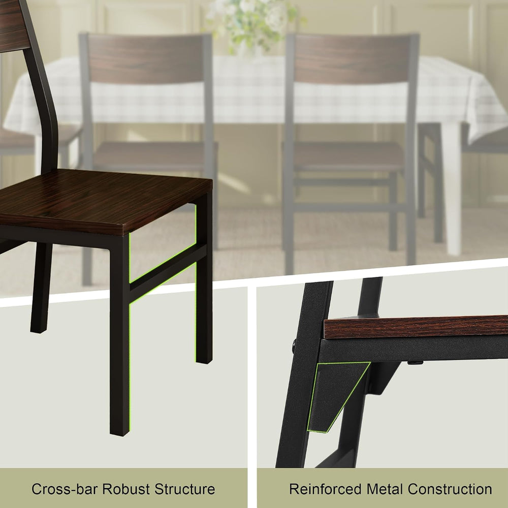 Feonase Dining Chairs Set of 6, Modern Kitchen Chairs with Ergonomic Backrest...