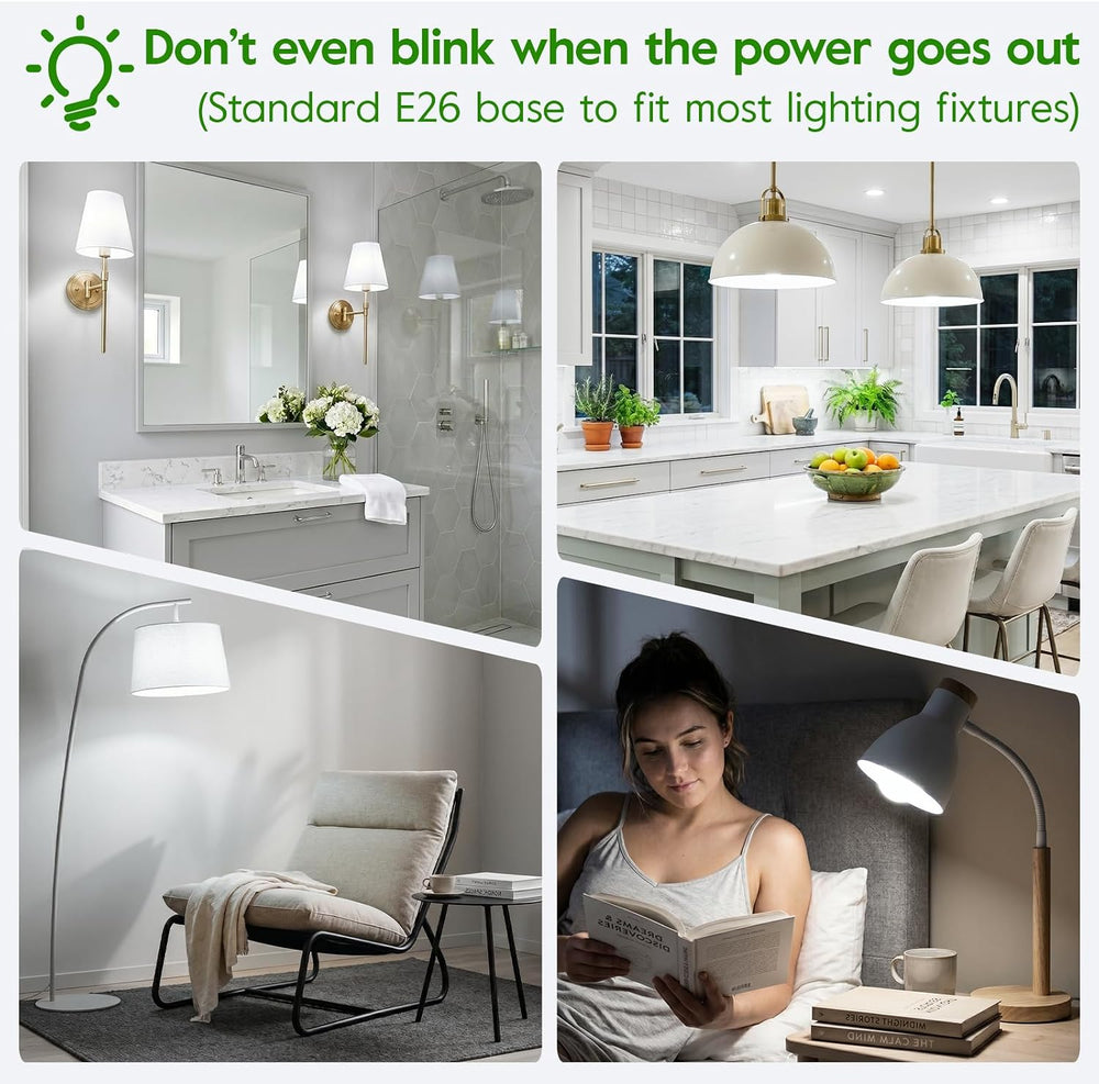 Rechargeable Light Bulbs, 9W Battery Operated Light Bulbs
