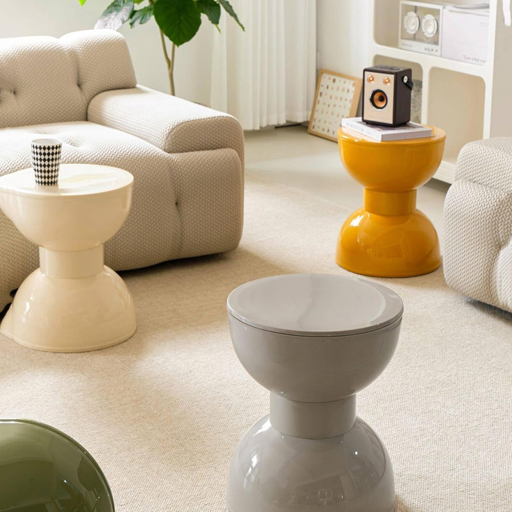 Versatile Low Stool/Side Table: Suitable as a Shoe-Changing Stool, Small Roun...