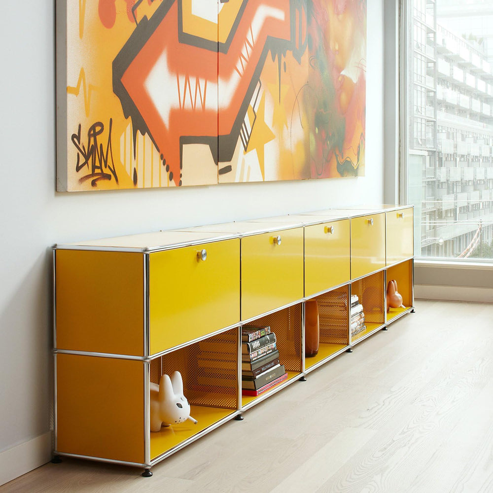 Modern Storage Cabinet Sideboard Versatile Free-Standing Organizer Cabinets f...