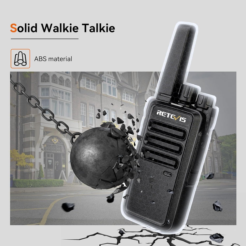 Retevis RT68 Walkie Talkies Long Range Rechargeable (10 Pack) with Charger