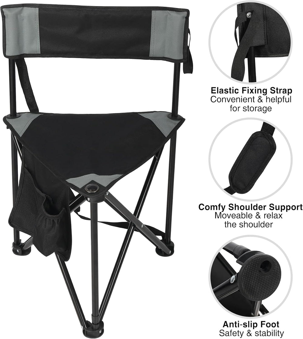 REDCAMP Tripod Hunting Chair for Blinds, Folding Lightweight Portable Fishing...